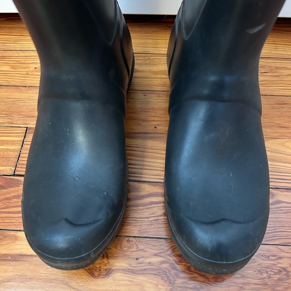 Hunter Tall Black Rain Boots - Picture 3 of 15